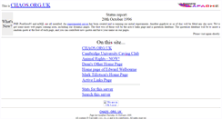 Desktop Screenshot of chaos.org.uk